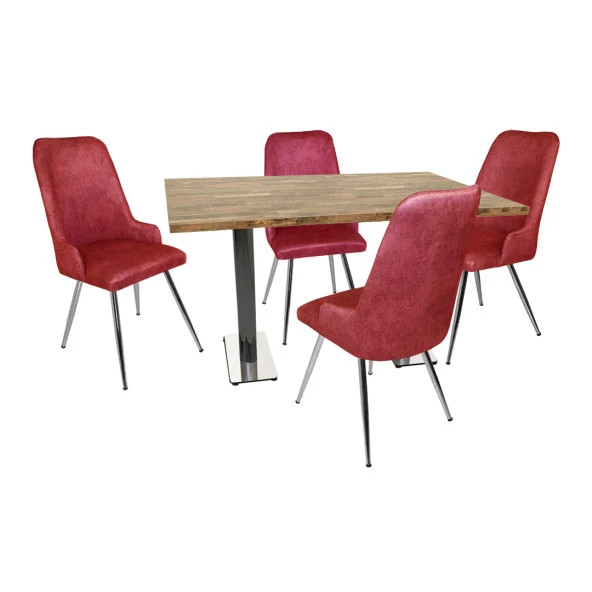 Karanfil Laminat - Çırağan Masa Takımı - Fuşya ürün görseli