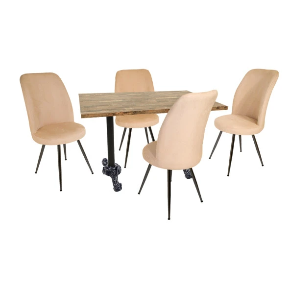 Çipa Laminat - Saray Masa Takımı - Krem ürün görseli