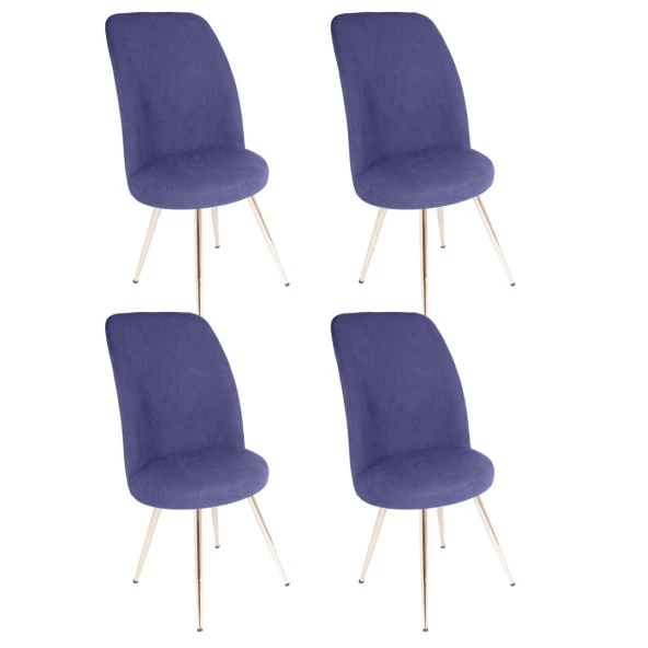 Saray Sandalye 4 Adet - Lacivert ürün görseli