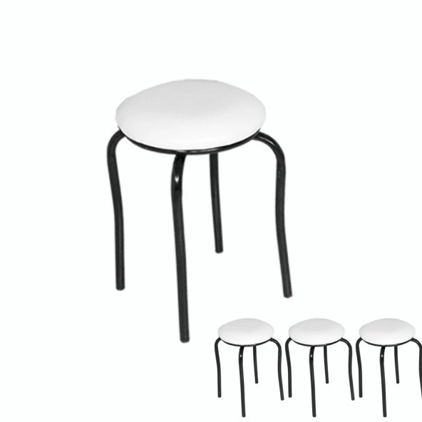 Tabure ESB (4 Adet Fiyatıdır) - Beyaz