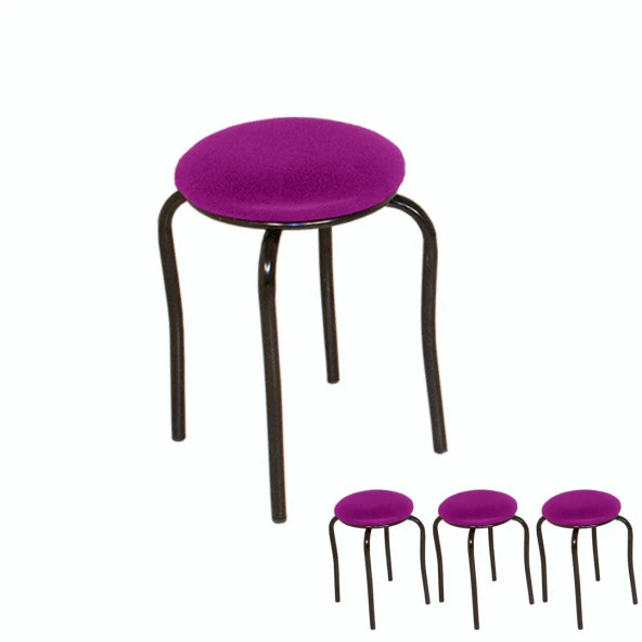 Tabure ESB (4 Adet Fiyatıdır) - Mor