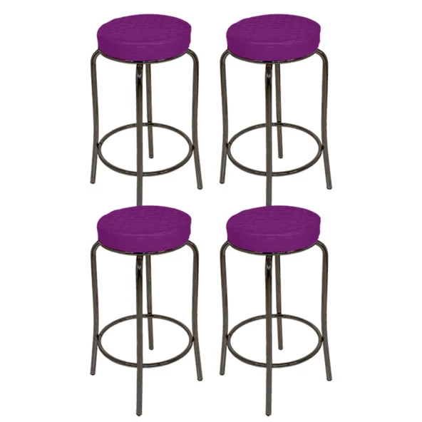 Bar Taburesi ESB 4 Adet - Mor ürün görseli 1