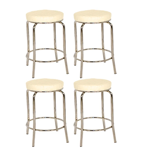 Bar Taburesi 4 Adet - Krem