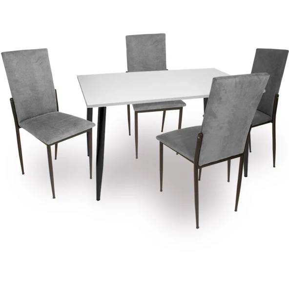 Manolya - Gözde ESB Mutfak Masa Takımı - Füme