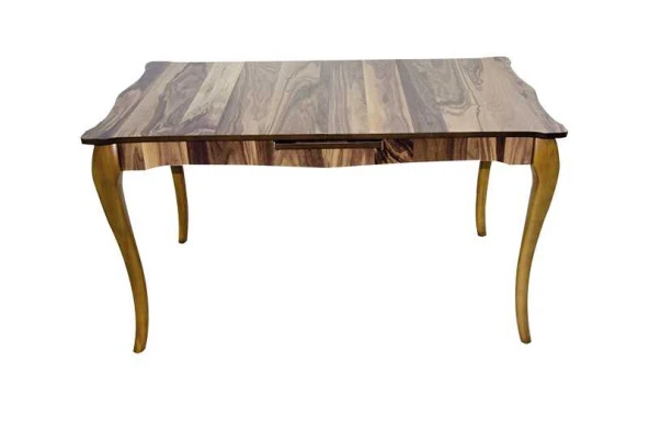 Ametrin Lukens Ahşap Uzayan Mutfak Masası ürün görseli 1