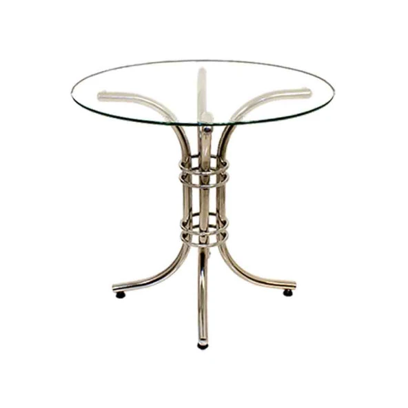 Buket Cam Mega Yuvarlak Mutfak Masası ürün görseli