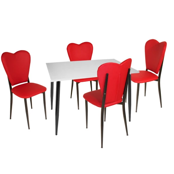 Aşk-ı Derun - Manolya Mutfak Masa Takımı - Kırmızı ürün görseli