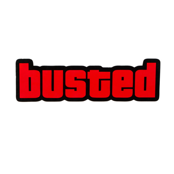 MYS Busted Yazı Kabartma Modern MDF Tablo -KIRMIZI- (40X15)