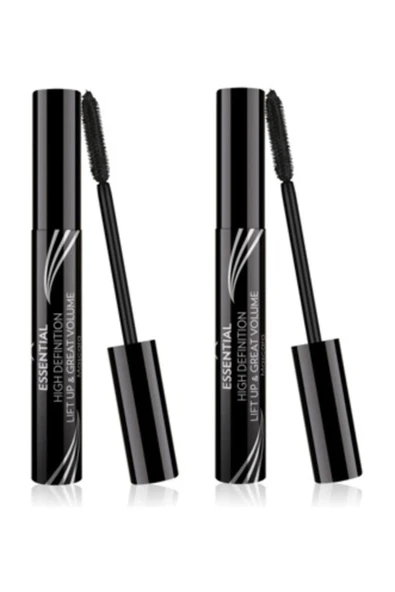 Golden Rose Hacim Etkili Siyah Maskara - Essential High Definition&liftup&great Volume Mascara X 2 A
