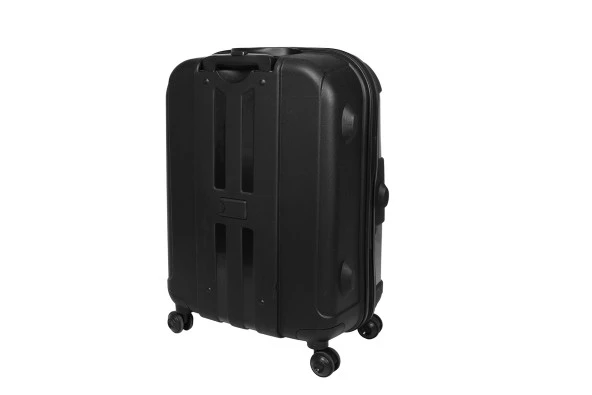 Bagacar IV2 Sert Silikon Kırılmaz 3lü Valiz Seti Siyah - Resim 4