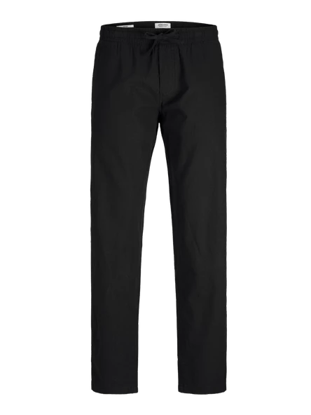 JACK JONES Erkek Rahat Kesim Keten Pantolon 12248606 - Resim 7