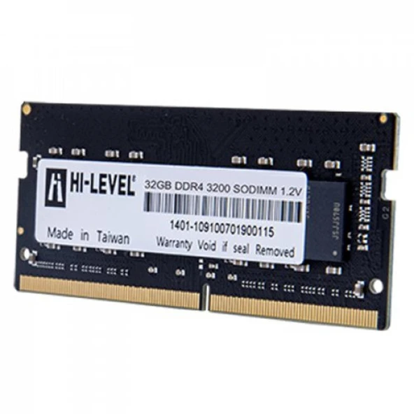 Hi-Level HLV-SOPC25600D4-32G 32GB (1x32GB) DDR4 3200MHz CL22 Notebook Ram (Bellek) - Resim 2