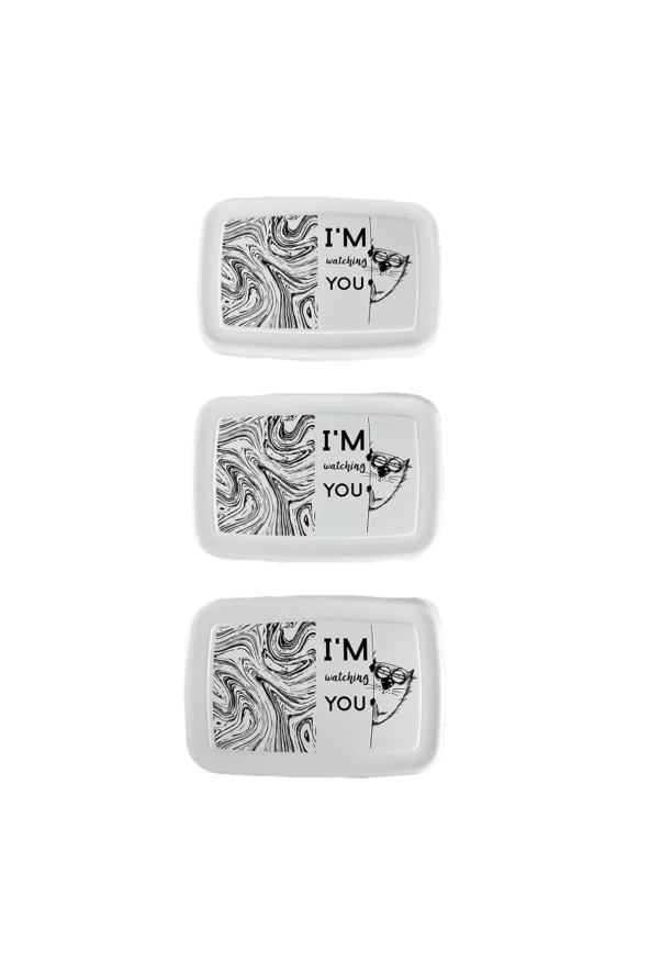 Gıda Saklama Kabı Erzak Saklama Kabı Meyve Sebze Et Balıkları Taze Ve Kuru Tutmak 850ml X 3'lü Set - 3