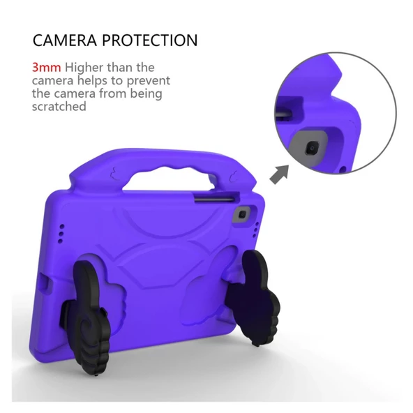 Xiaomi Redmi Pad SE / Mi Pad 5 / Mi Pad 6 / Pro Kılıf Tutmalı Standlı Silikon Case - 9