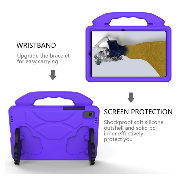 Xiaomi Redmi Pad SE / Mi Pad 5 / Mi Pad 6 / Pro Kılıf Tutmalı Standlı Silikon Case - 7