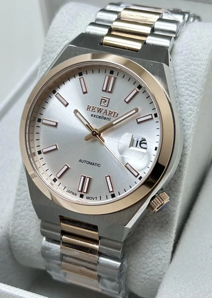 Reward Gri/RoseGold Kordon Otomatik Erkek Kol Saati
