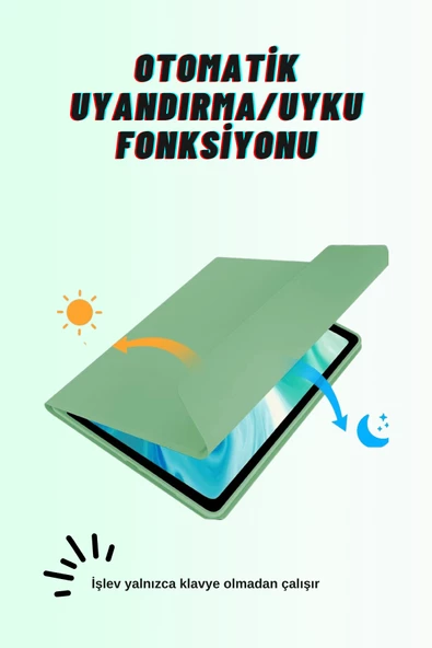 Qpen iPad Pro 9.7 inç  Uyumlu Klavyeli Tablet Kılıfı - Resim 6