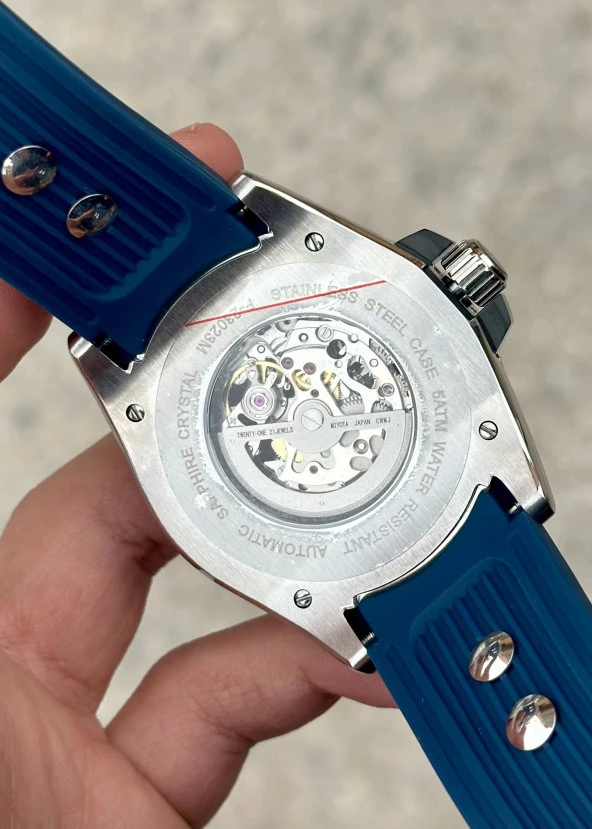 Fiesta Lacivert Silikon Kordon Erkek Kol Saati - Resim 4