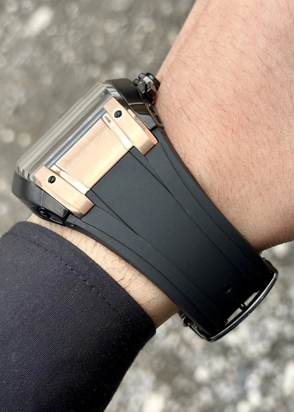 Fiesta Siyah Çelik Kasa Erkek Kol Saati - Resim 2