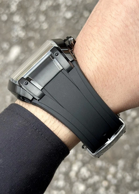 Fiesta Yeşil Çelik Kasa Erkek Kol Saati - Resim 2