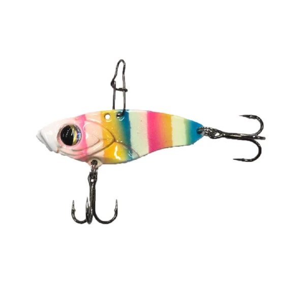 Powerex 3D Minnow Metal VİB Blade Rainbow Vibrasyon LRF Jig 4.6cm 11.5gr  C6