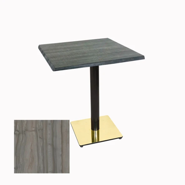 Karanfil Werzalit Gold Kare Masa 80X80 - Magma ürün görseli 1