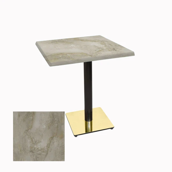 Karanfil Werzalit Gold Kare Masa 70x70 - Irony