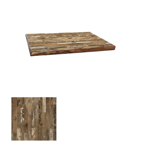 Laminat Masif Kenar Masa Tablası (80X80) - Maracaıbo ürün görseli