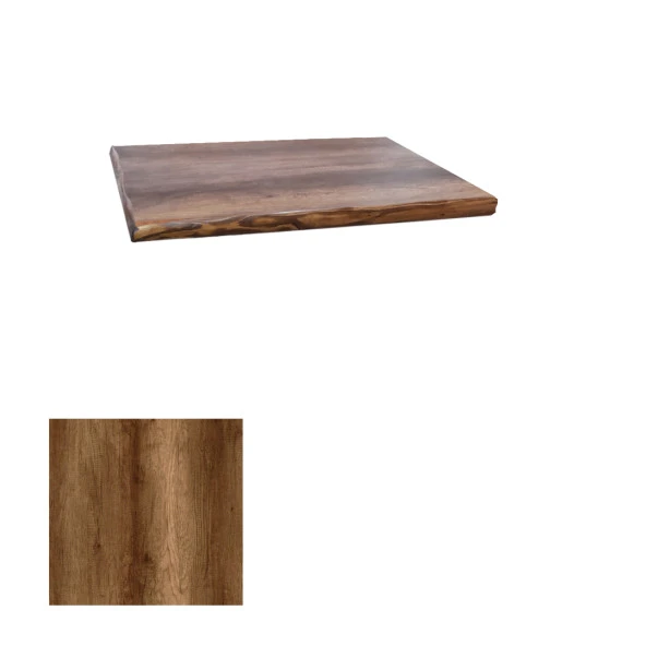 Laminat Masif Kenar Masa Tablası (70X70) - Barok