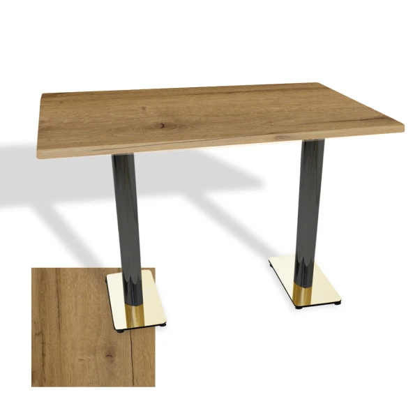 Karanfil Gold Werzalit Masa (70x120) - Canyon Palace Oak