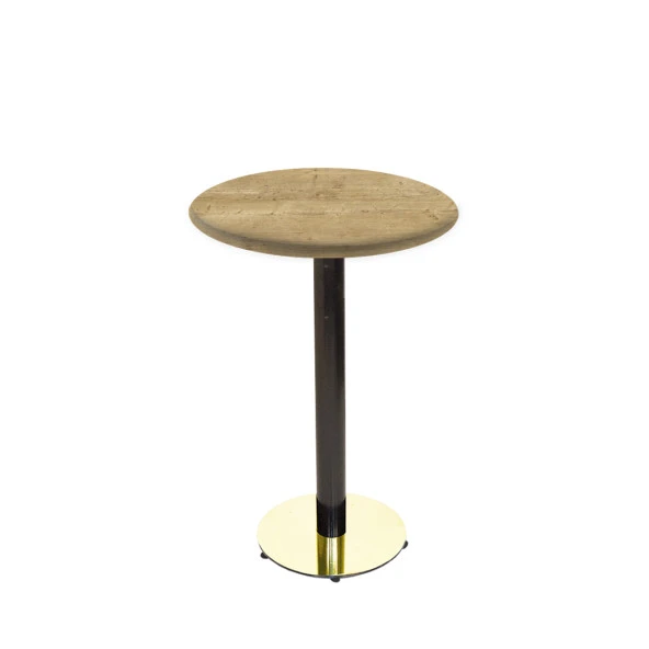 Bistro Masa (Karanfil Gold Werzalit Yuvarlak Q 60cm) - Avalon Pine