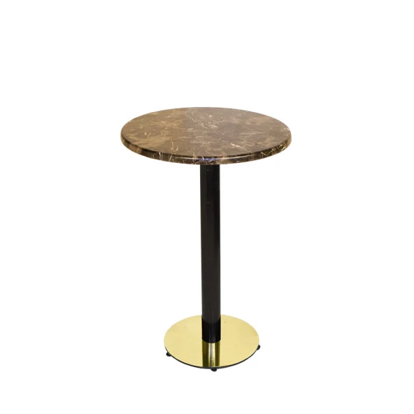 Bistro Masa (Karanfil Gold Werzalit Yuvarlak Q 70cm) - Karacabey Mermer