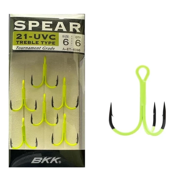 BKK Spear-21 UVC Üçlü Olta İğnesi - 2