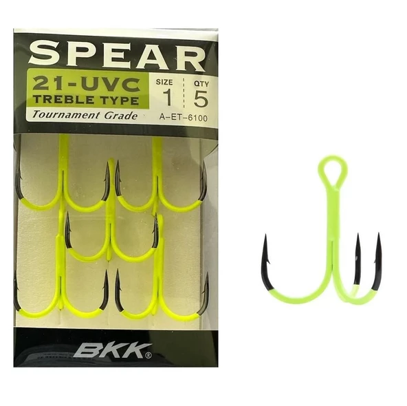 BKK Spear-21 UVC Üçlü Olta İğnesi - 4