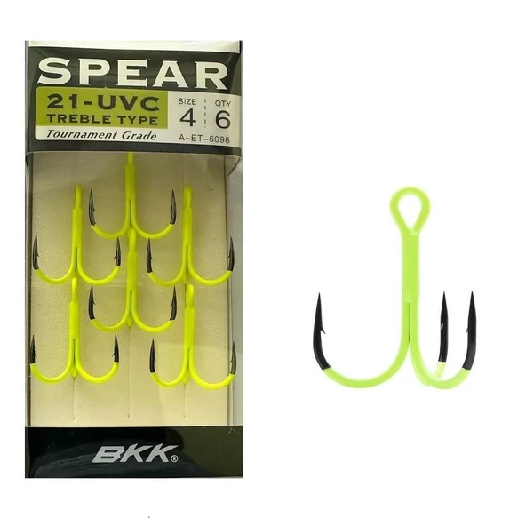 BKK Spear-21 UVC Üçlü Olta İğnesi - 3