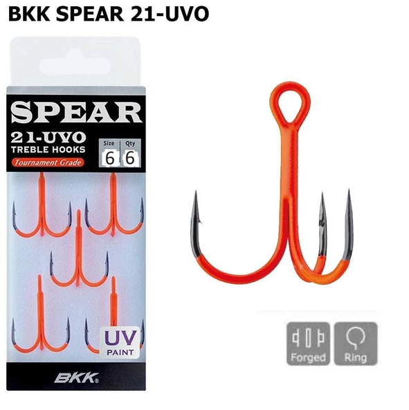 BKK Spear-21 UVO Üçlü Olta İğnesi