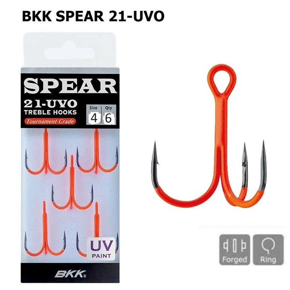 BKK Spear-21 UVO Üçlü Olta İğnesi - 3