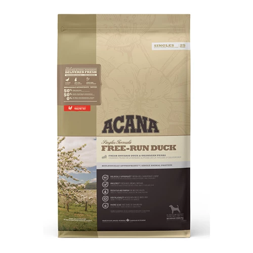 Acana Singles Free Run Duck Ördekli Tahılsız Köpek Maması Tüm Irk ve Yaşam Evreleri 11,4 Kg