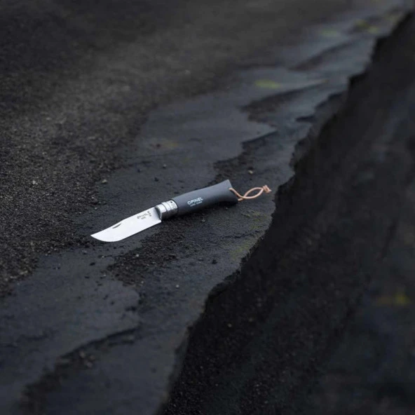 Katlanır Cep Çakısı - Opinel - Gürgen Ağacı Sap - Gri Çakı No:8 - Resim 3