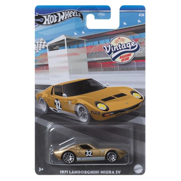 Hot Wheels Vintage Cars 1971 Lamborghini Miura SV HRV03