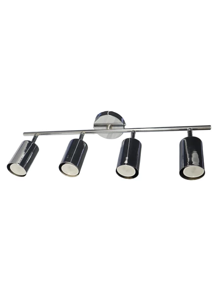 Lüks Spot Krom 4'lü Avize - Kaliteli Modern Metal Avize