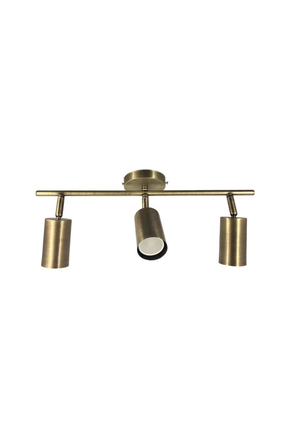 Mutu Ticaret Lüks Spot Eskitme 3'lü Avize - Kaliteli Modern Metal Avize - 2