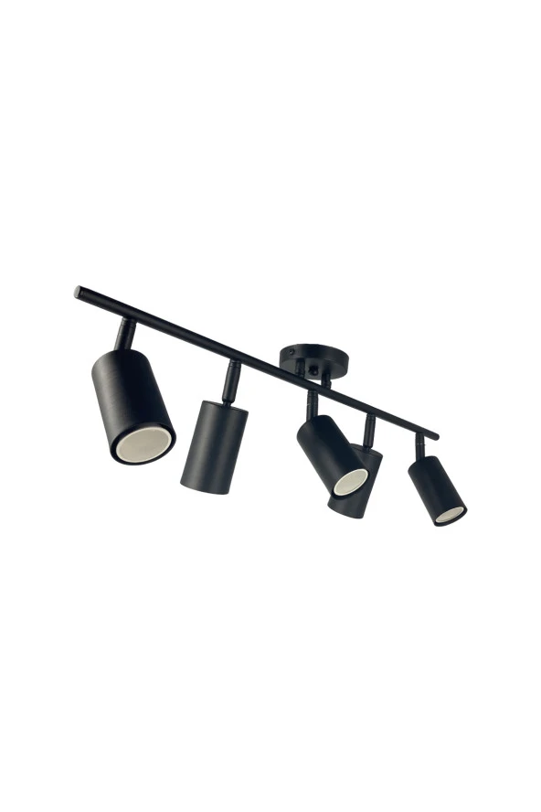 Mutu Ticaret Lüks Spot Siyah 5'li Avize - Kaliteli Modern Metal Avize - 2
