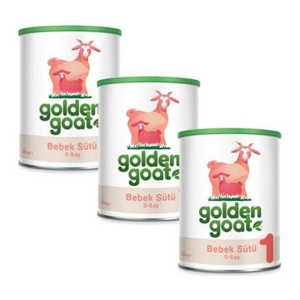 Golden Goat 1 Keçi Sütlü Bebek Sütü 400 gr 3 Adet