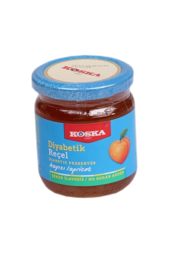 KOSKA Diyabetik Reçel Kayısı 240Gr-6'Lı Koli