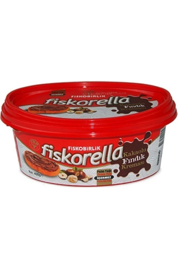 FİSKOBİRLİK Fiskorella Kakolu Fındık Kreması 400Gr