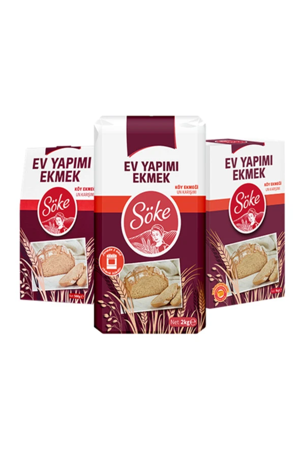 SÖKE Köy Ekmeği Un Karışımı 6 Adet X 500 G