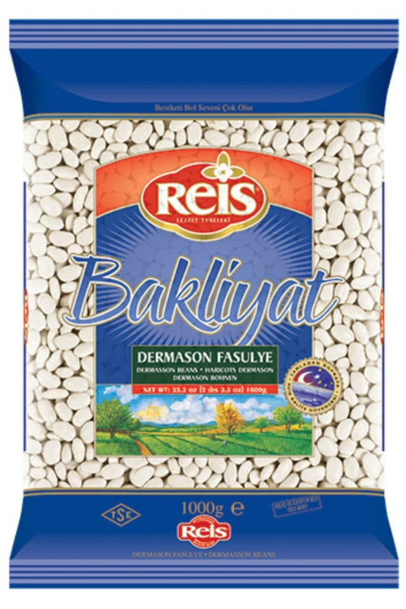 REİS BAKLİYAT Reis Dermason Fasulye 1 Kg