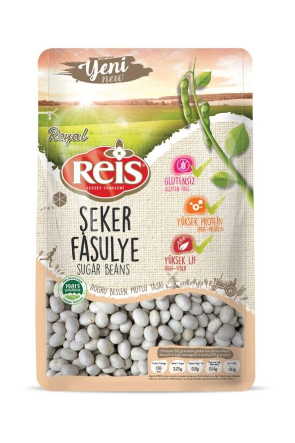 REİS Royal Şeker Fasulye 500 Gr