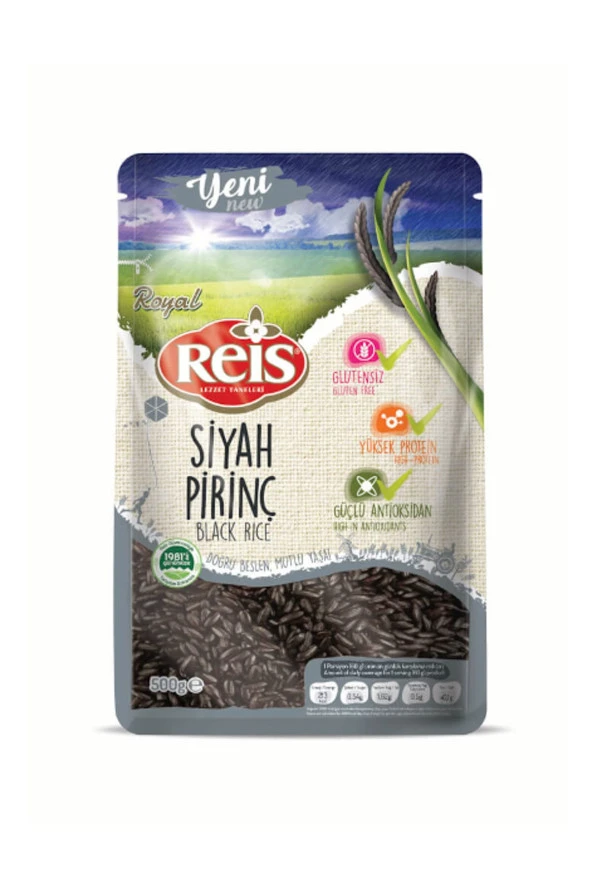 REİS BAKLİYAT Siyah Pirinç 500 Gr